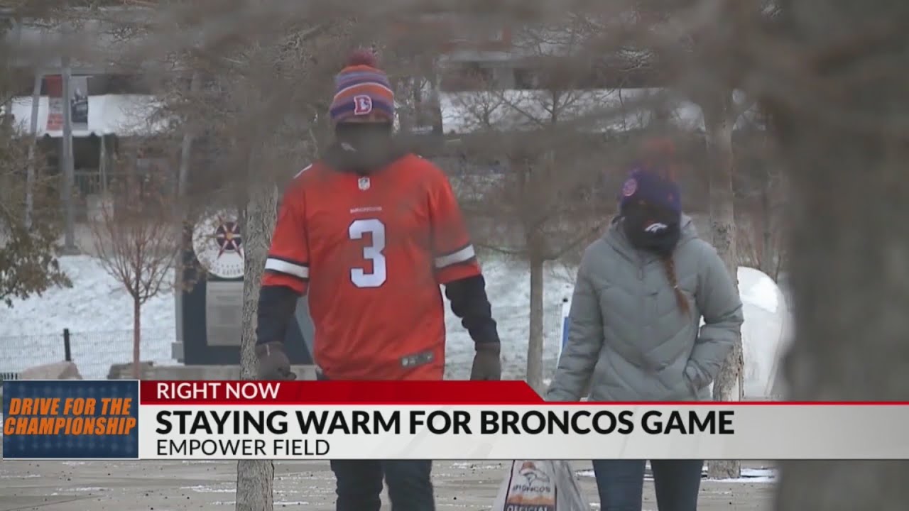Staying warm for Broncos game