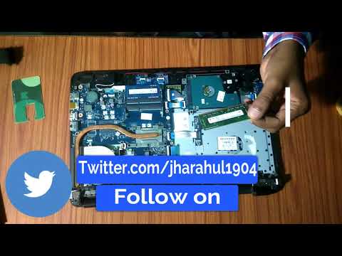 How to Upgrade HP 15 All SEREIS Laptop RAM and How to Install Laptop Memory [हिन्दी - Hindi]