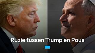 Zo Sloeg De Vlam In De Pan Tussen Paus Leo En Donald Trump Rtl Nieuws