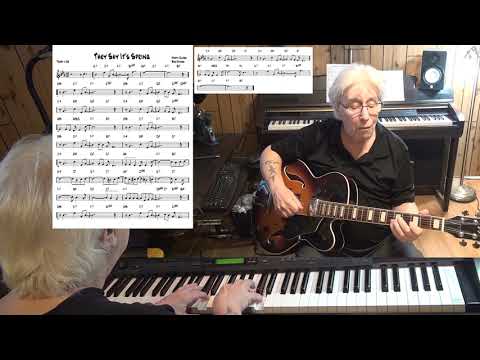 They Say It's Spring ( TvdH ) - Jazz guitar & piano cover ( M. Clark & B. Haynes )