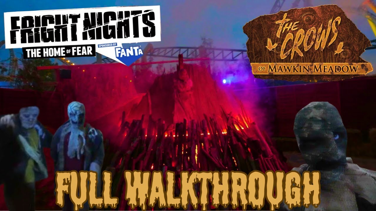 The Crows of Mawkin Meadow Full Walkthrough: Fright Nights 2025 at Thorpe Park