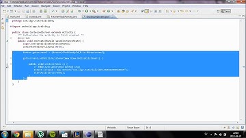 Android Basics, Linus - Video 5 - Button reacting to click. Multiple screens