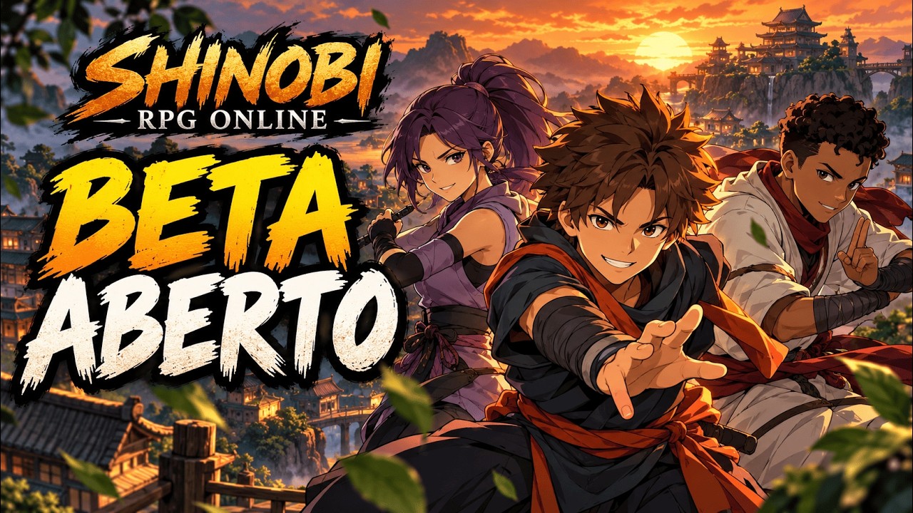 ESTÁ EM BETA ABERTO! 🥷 Vem jogar Shinobi RPG Online - YouTube