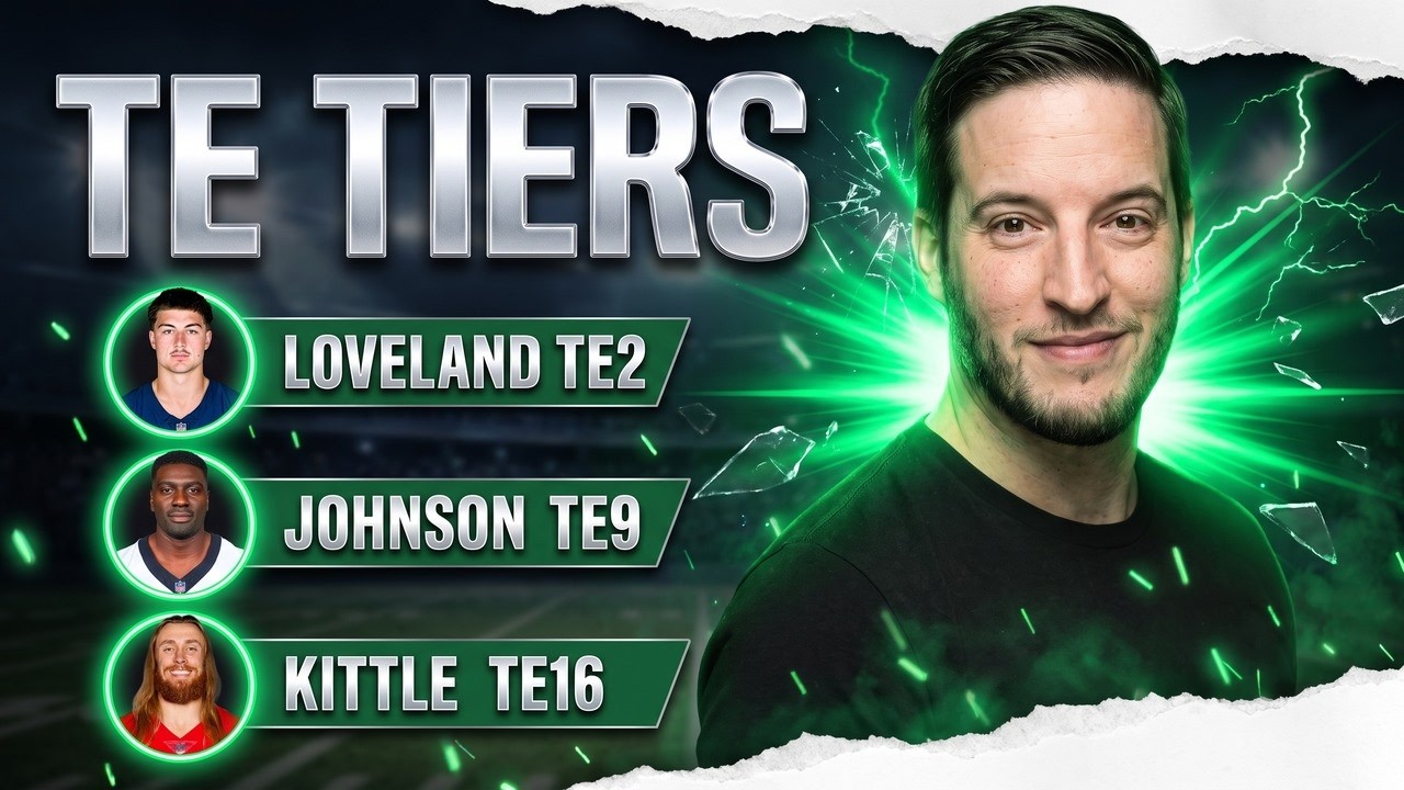 Week 1 Tight End Rankings and Tiers: Juwan Johnson TE1 szn is upon us artwork