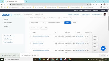 Zoom: Upload Videos to Google Drive