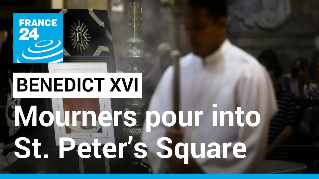 Thousands gather for Pope Emeritus Benedict XVI’s funeral • FRANCE 24 ...