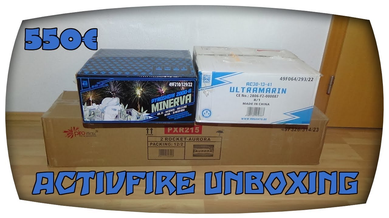 ACTIVFIRE UNBOXING 2023 | 550€ Feuerwerk Unboxing | Pyrofreakk AT