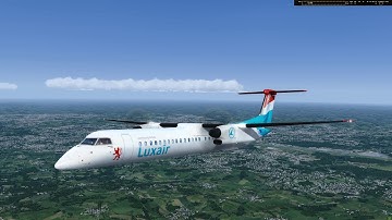 P3DV4 4K Full settings - Luxair 802 - ELLX Departure