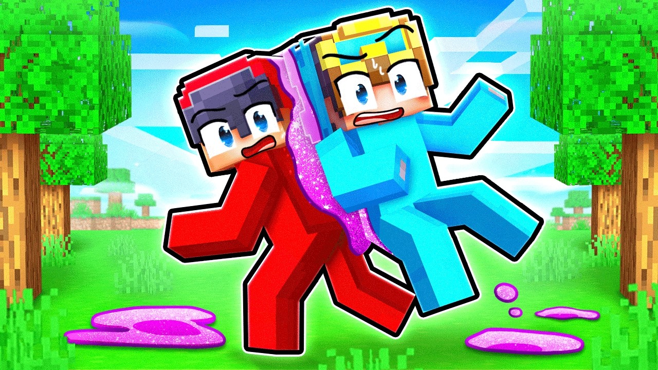 We're SUPERGLUED TOGETHER In Minecraft!