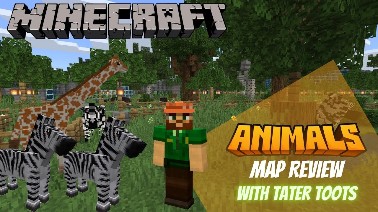 Animals Review Trailer Minecraft Zoo Map Pack Review Episode 6