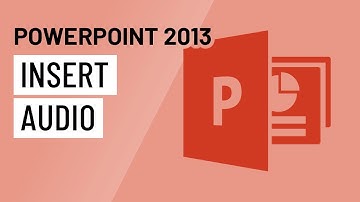 PowerPoint 2013: Inserting Audio