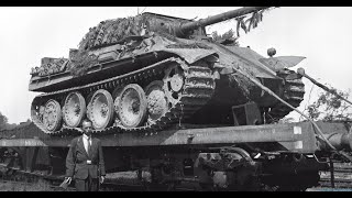 Tank Panther и M3 Lee, проверяют ходовые возможности танков исторические кадры