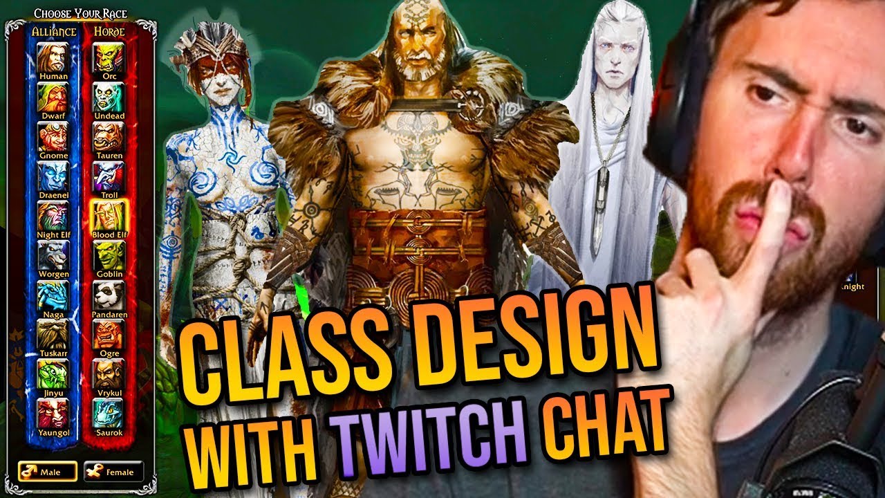 Asmongold Designs New Classes For The Next WoW Expansion /w Twitch Chat