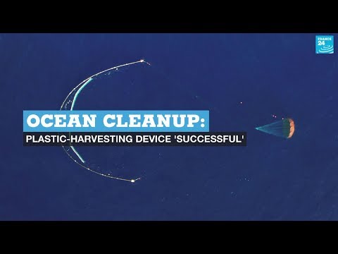 Ocean Cleanup: Plastic-harvesting device ‘successful’