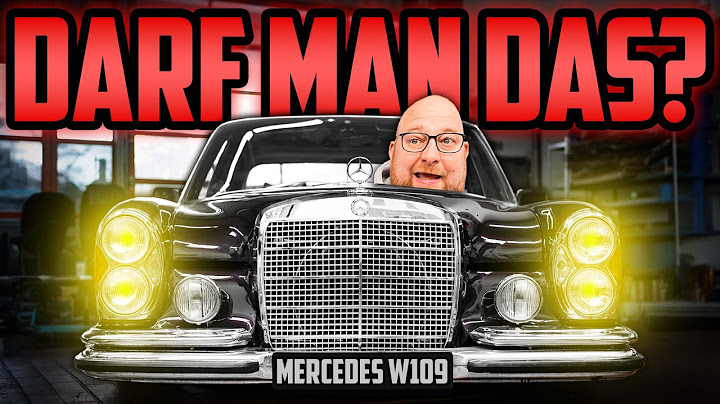 Hier PASST etwas NICHT! - Mercedes W109 - Was VERBIRGT das KLASSISCHE Gewand?