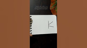 Alphabet K Easy Drawing l How to draw easy drawing From K#shorts #viral #ytshorts #art #drawing #yt