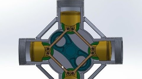 Cad/cam tutorial /SolidWorks assembly of x-type engine/basic concept of x-type engine