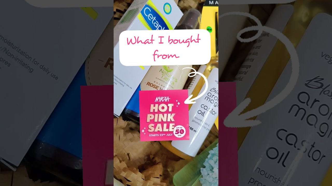 Nykaa haul | What I bought from nykaa hot pink sale 2021