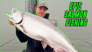 EPIC Columbia River 360 SALMON FISHING! (Something CRAZY Happens.)