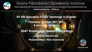 P1   404th Knowledge Seekers Workshop; October 28, 2021