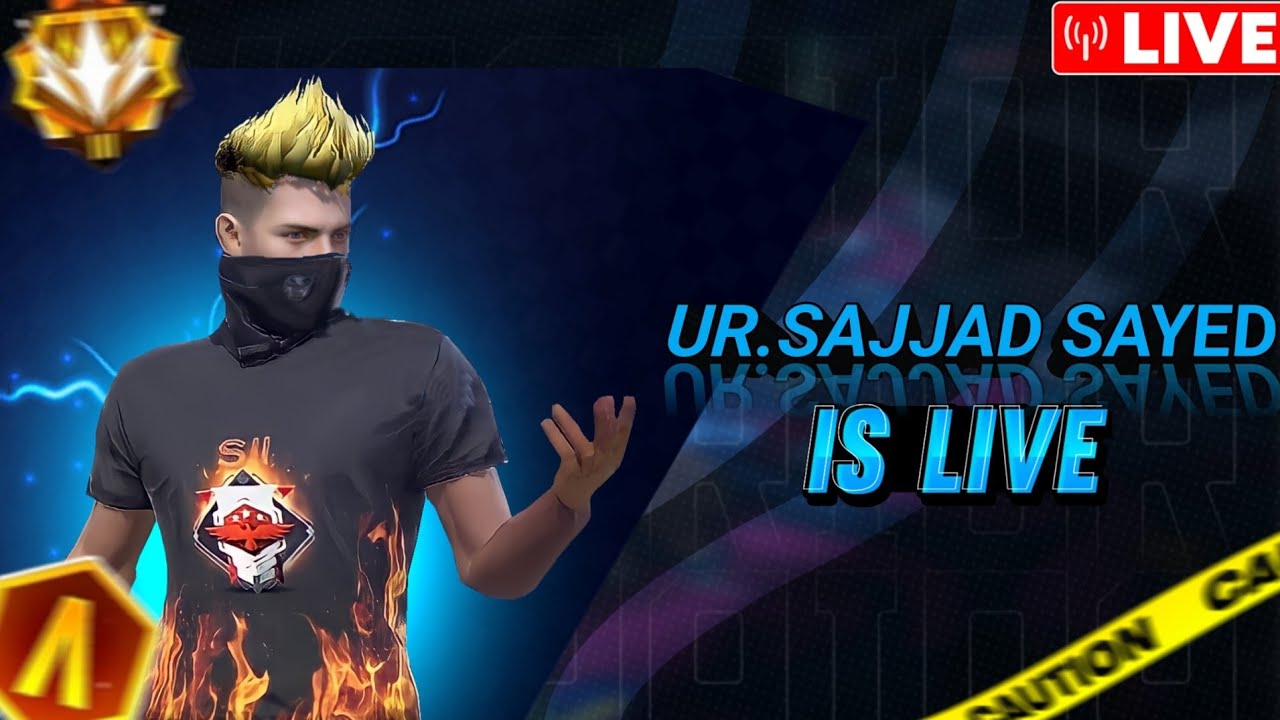 UR .SAJJAD SAYED is live in Free Fire Game 🎮🎮 - YouTube
