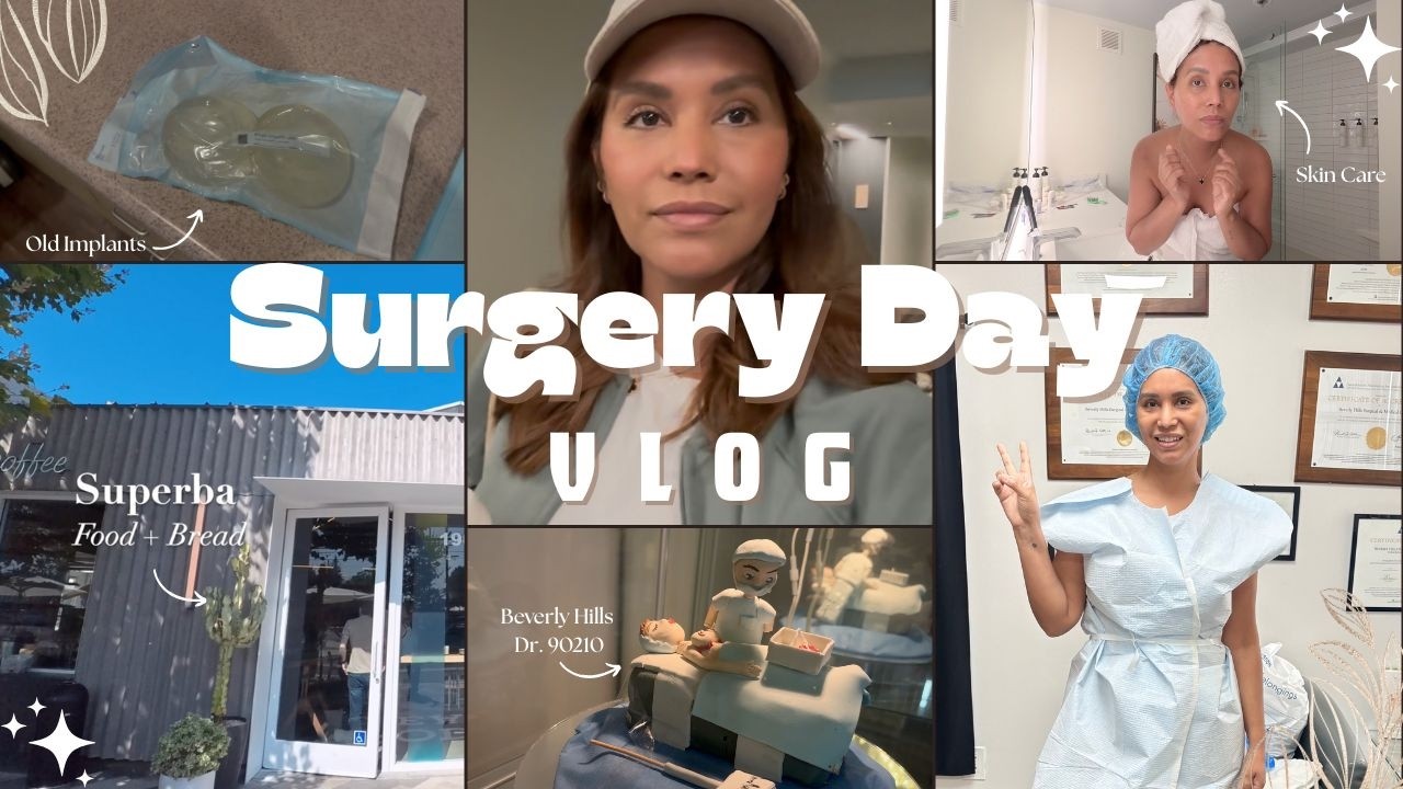 Surgery Day/ Breast Augmentation in Beverly Hills + Recovery and More - Vlog