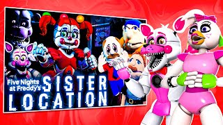 Sml Movie Five Nights At Freddys Sister Location With Glamrock Chica And Funtime Foxy