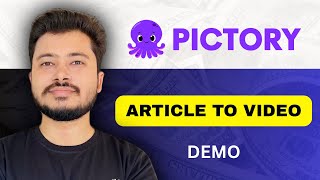 Pictory Article To Video Demo (Converting Blog Post into Engaging Videos)