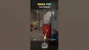 Maka Huge 1v4 Pistol Clutch! #shorts