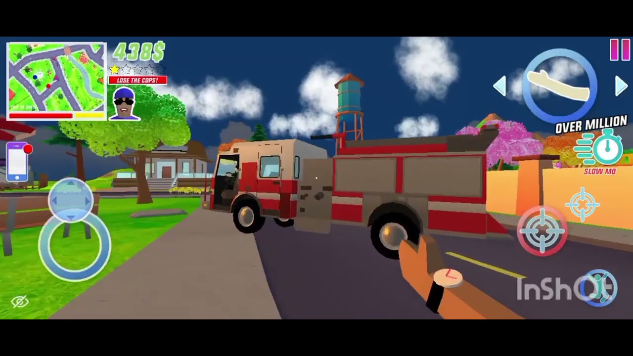 اول مقطع الي للعبة حياة المتخلفين 😂😂 (dude theft wars)