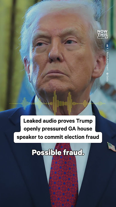 Trump Pressured Georgia Speaker to Overturn Election