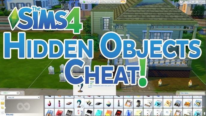 The Sims 4 - **DEBUG** (bb.showhiddenobjects completo) 