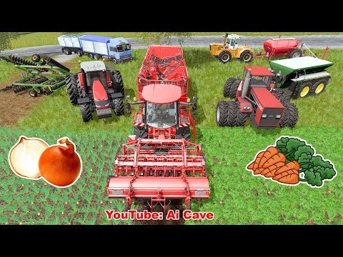 How to Grow and Harvest Carrots and Onions - Farming Simulator 2017 Mods