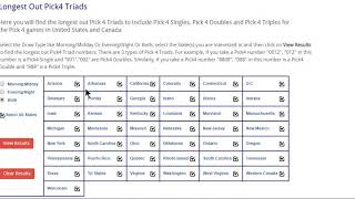 Celebrity Pick 4 Lottery System "Triads" Extended Wealth