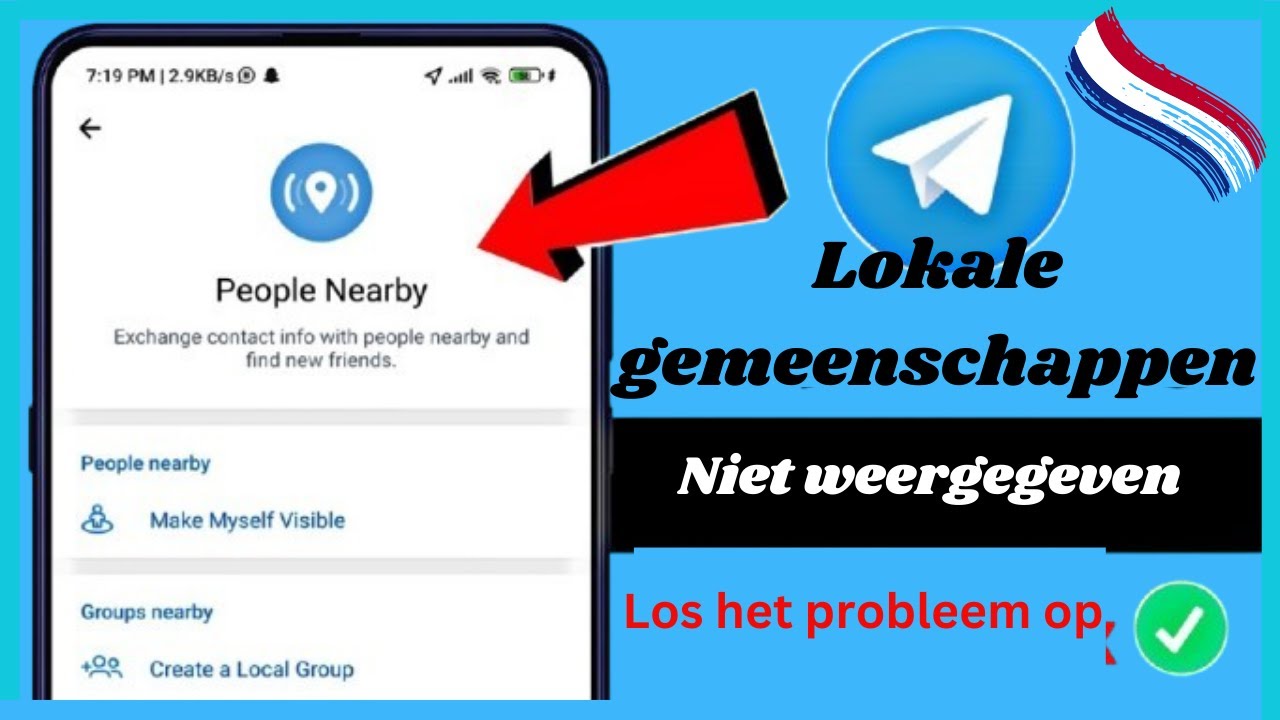 Hoe je kunt verhelpen dat Telegram-mensen in de buurt niet worden