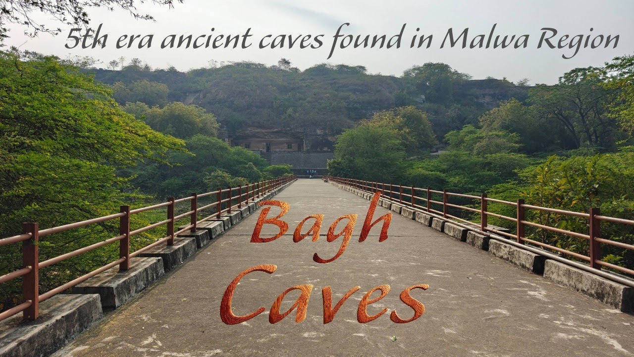 पांचवीं से सातवीं सदी में निर्मित प्राचीन बौद्ध गुफाएं, बाघ, मध्य प्रदेश।Bagh Buddhist Caves