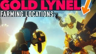 How to Beat and Farm Gold Lynels in Zelda Breath of The Wild