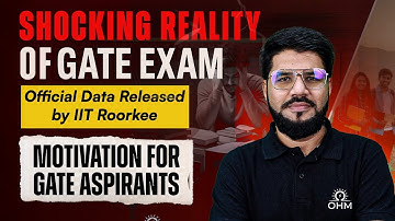 Shocking Truth of GATE Exam 😱 | The Real Competition in GATE Exam | Official Data by IIT Roorkee