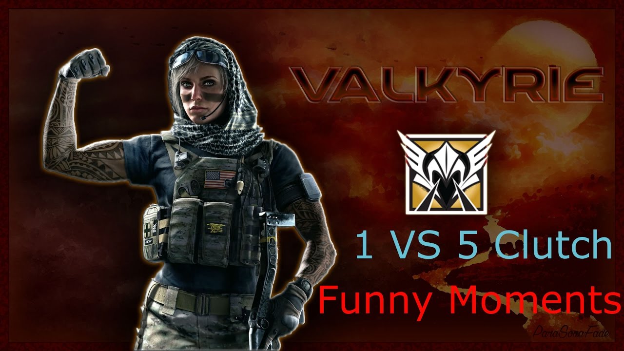 1 VS 5 CLUTCH!!! / Funny moments - Rainbow Six Siege - YouTube