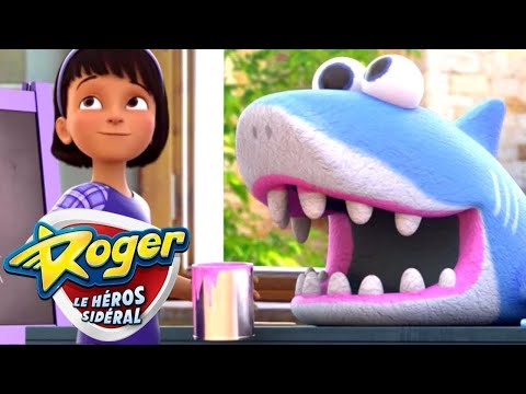 Roger le héros sidéral | Roger et le requin en papier-maché | Dessin animé | Roger le Patrouille