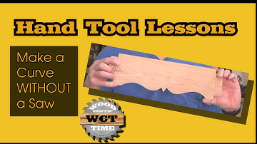Woodworking Lessons from a PRO - Making Curves WITHOUT a Saw