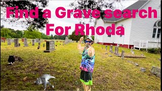 Find a grave search for Rhoda.