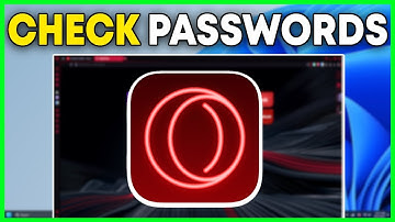 How to Open/Check Saved Passwords in Opera GX (2025)