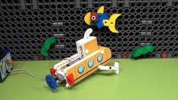 Gigo S4A PROGRAMMING BRICKS  #1204R Monograph 2 Submarine Product