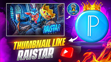 HOW TO MAKE THUMBNAIL LIKE @RaiStar 🤯 IN JUST ONE CLICK ❣️ || TRENDING THUMBNAIL EDITING TUTORIAL ||