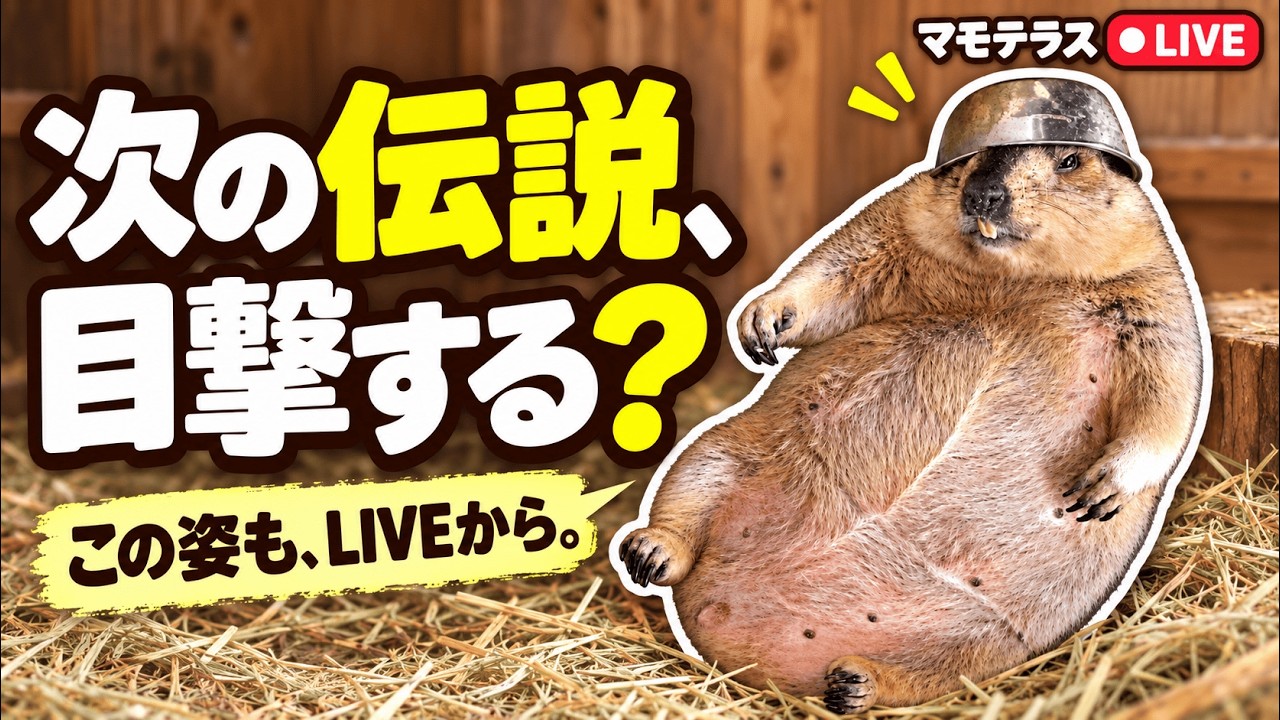 【マーモット村】 マモテラス LIVE配信