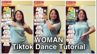 Woman Tiktok Dance Tutorial 