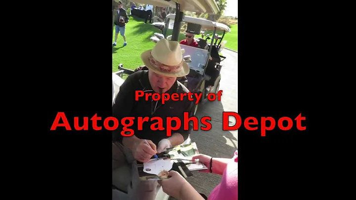 Jack McGee signing autographs in Palm Springs
