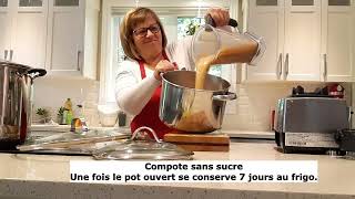 Conserve De Compote De Pommes Et Pommes Et Poires
