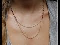 DIY Jewelry Making - How to Make a very simple Necklace + Tutorial !